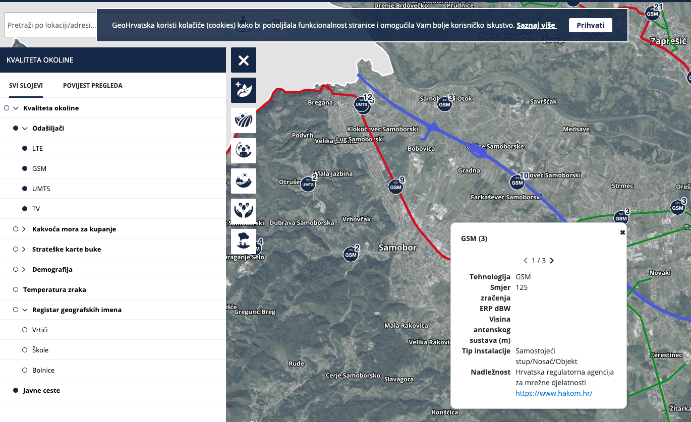 GeoHrvatska odašiljači