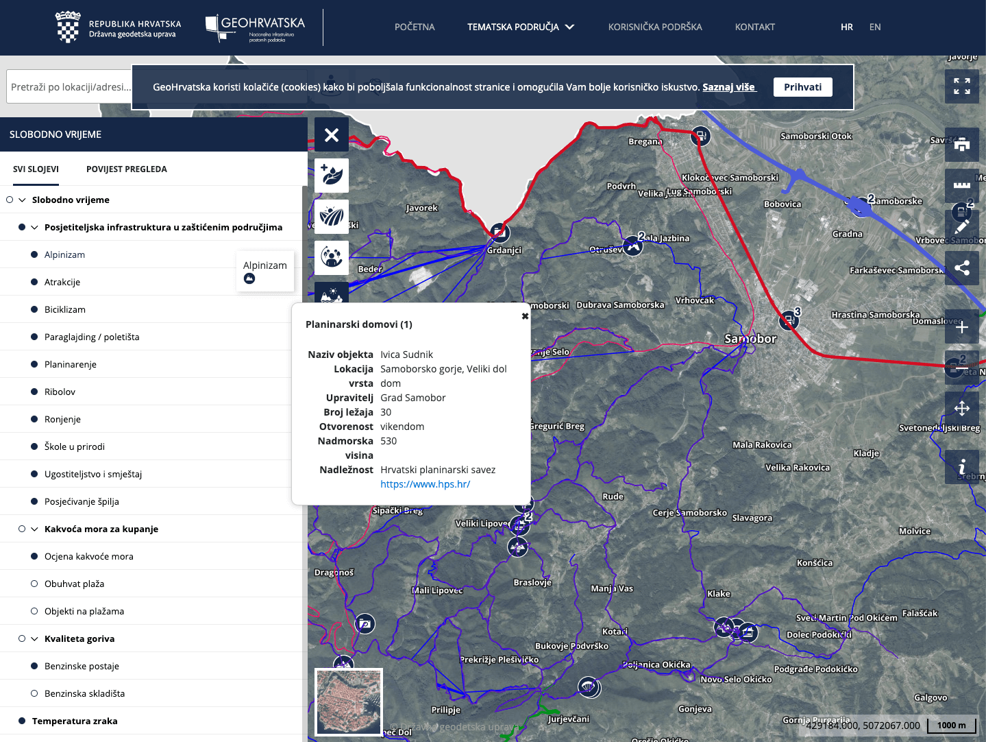 GeoHrvatska slobodno vrijeme